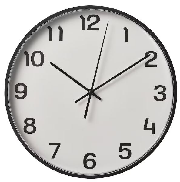 PLUTTIS Wall clock