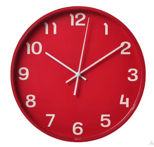 PLUTTIS Wall clock