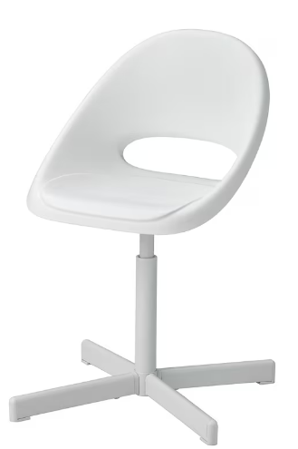 Children's desk chair  white office