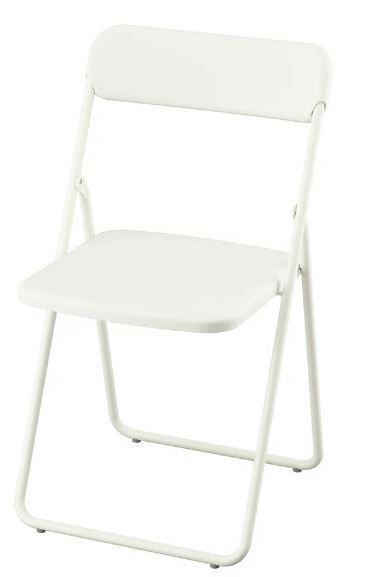 VIHALS Folding chair white