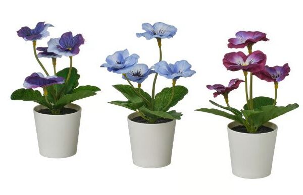 FEJKA Artificial potted plant Pansy