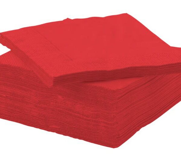 Paper napkin Red