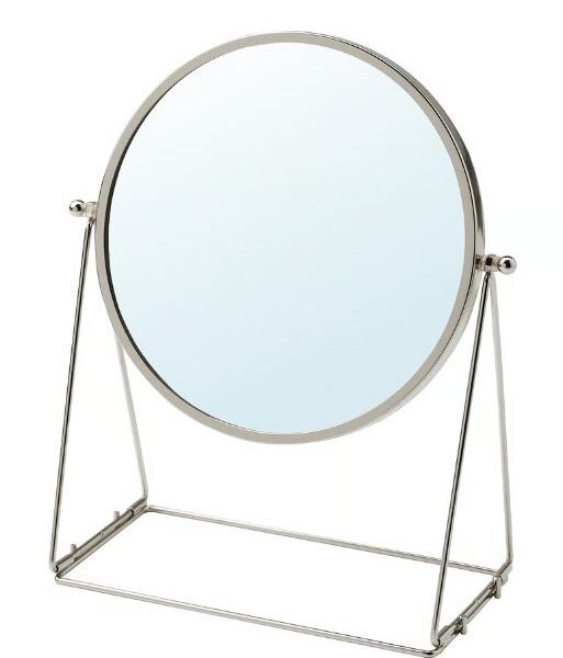 Table mirror silver colour