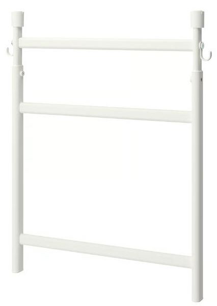 SUNNERSTA Adjustable rack with hooks