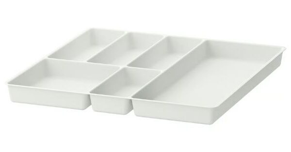 Cutlery tray white