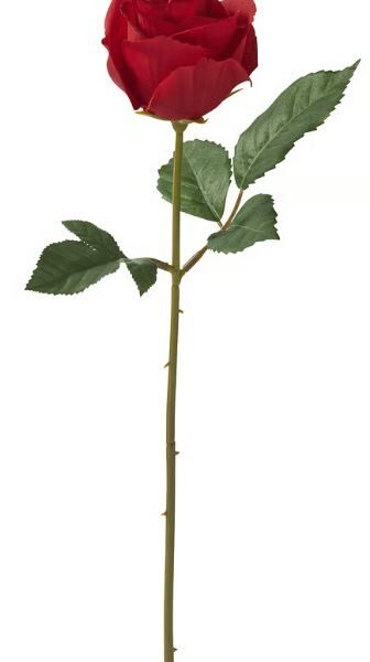 Artificial flower Rose red