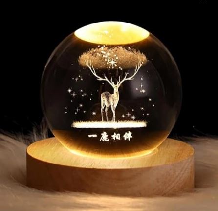 Crystall Ball Led Night Light usb Max