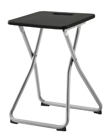 Folding stool black