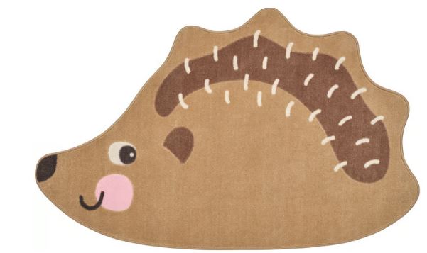 RUG BRUMMIG hedgehog shaped